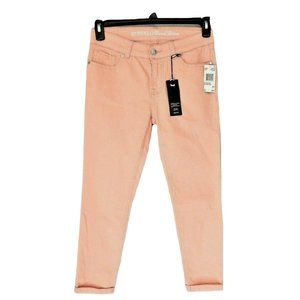Buffalo David Bitton Cropped Mid Rise Jeans Sz 28 Overdye Blush New